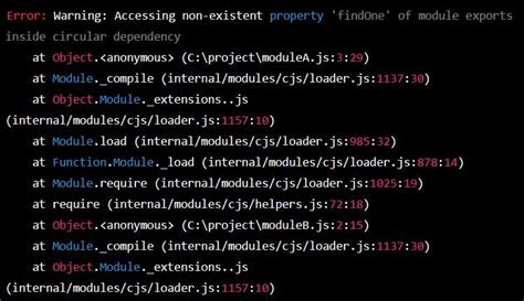That warning seems to come from tfx, can you increase the version to 0. . Accessing nonexistent property of module exports inside circular dependency
